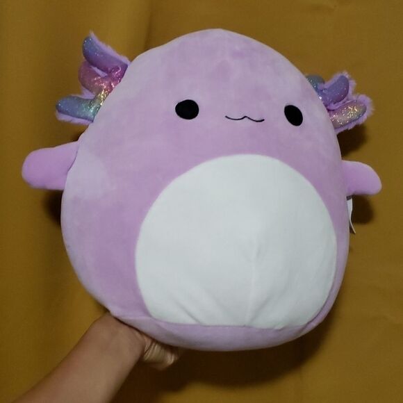 SQUISHMALLOWS 2021 purple Axolotl Monica 12 inch - Picture 1 of 4